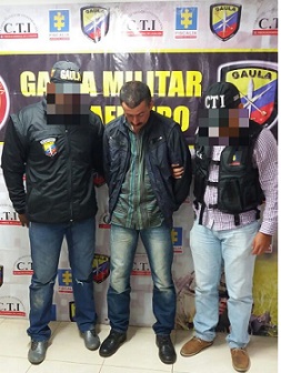 Encarcelado presunto extorsionista, se identificaba como insurgente en Calarcá, (ver video)