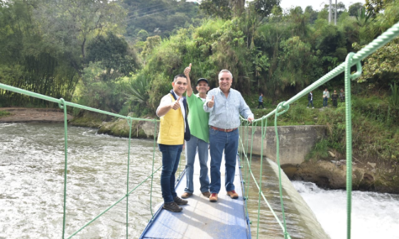 Gobernación del Quindío reparó y habilitó puente peatonal de Chagualá