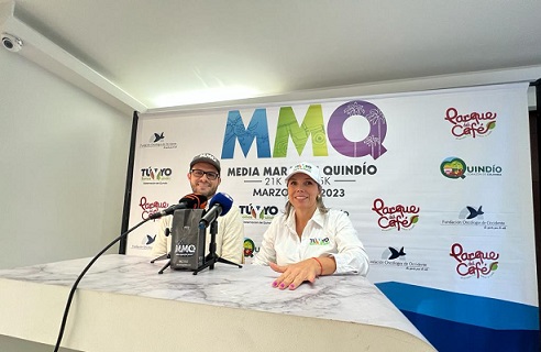 Medios de comunicación Nacional acogieron la invitación para el lanzamiento de la Media Maratón Quindío
